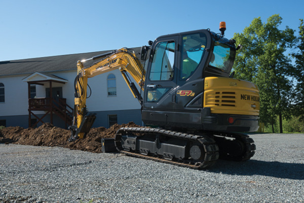 New Holland | Mini Excavators | Model E57C for sale at Berchtold Equipment Co., California