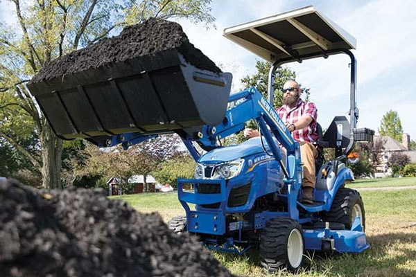 New Holland | Workmaster™ 25S Sub-Compact | Model WORKMASTER 25S Open-Air + 100LC LOADER for sale at Berchtold Equipment Co., California