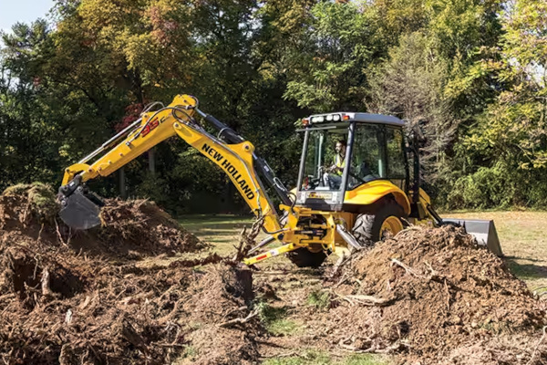 New Holland B95D LR for sale at Berchtold Equipment Co., California New Holland B95D LR for sale at Berchtold Equipment Co., California