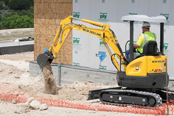 New Holland | Compact Crawler Excavators | Model E27B (Prior Model) for sale at Berchtold Equipment Co., California